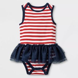 Baby Girls’ Sleeveless Tutu Bodysuit - Newborn